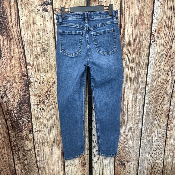 Buffalo David Bitton Womens 27 Blue Faded Dark Wash Denim Straight Leg Jeans - Picture 2 of 15